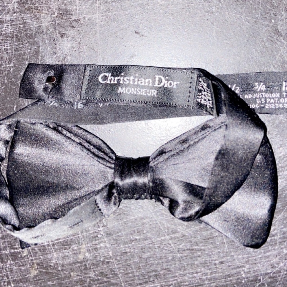 christian dior bow tie
